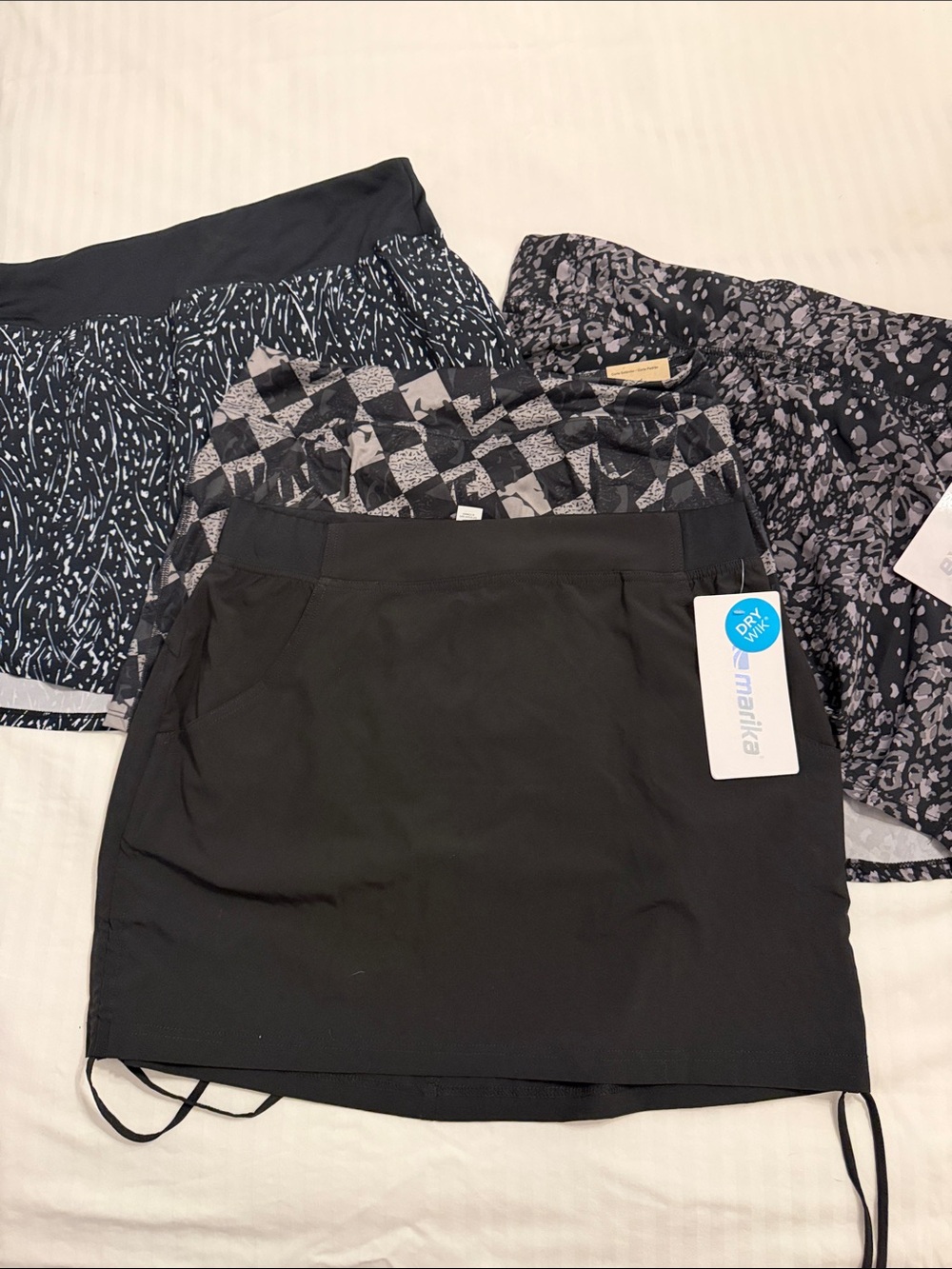 Nike and Marika Black Women’s Active Skort with Built-in Shorts 4